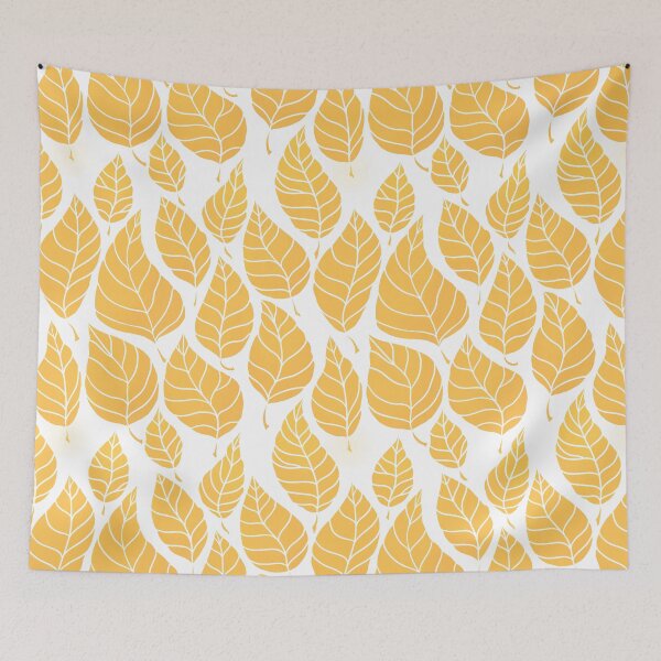Item preview, Golden Elegant Modern Leaf Seamless Pattern designed and sold by Alex Goubar.