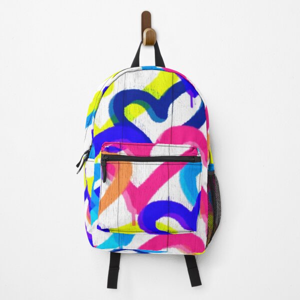 Item preview, rainbow neon graffiti hearts designed and sold by Julia Santos.