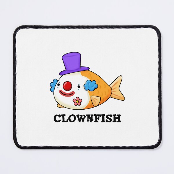 Item preview, Clownfish Funny Animal Fish Puns designed and sold by punnybone.
