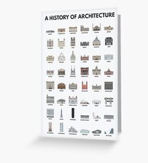 A History of Architecture Greeting Card
