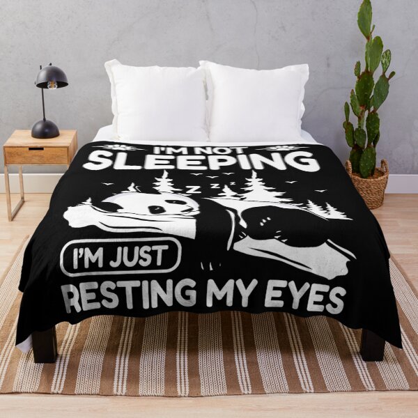 Item preview, Mens I'm Not Sleeping I'm Just Resting My Eyes Dad Apparel designed and sold by RichardxBen.