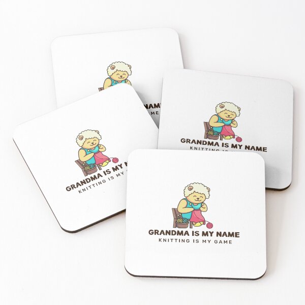 Item preview, Grandma Is My Name Knitting Is My Game designed and sold by shalakacreats.
