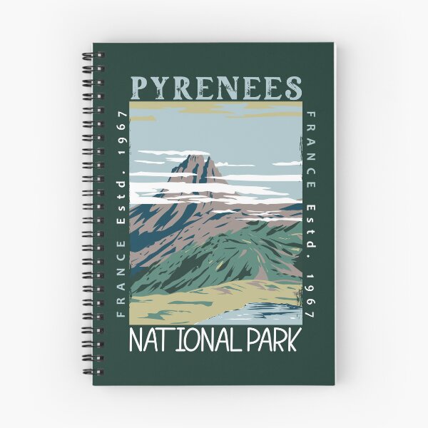 Item preview, Pyrenees National Park France Distressed designed and sold by KrisSidDesigns.