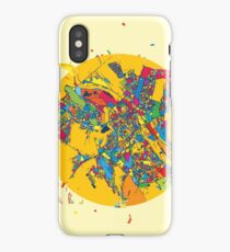 Chisinau, Moldova, Colorful Artmap iPhone Case