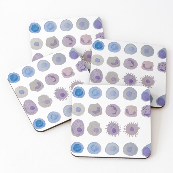 Item preview, Immune cells (watercolour) designed and sold by carmwong.