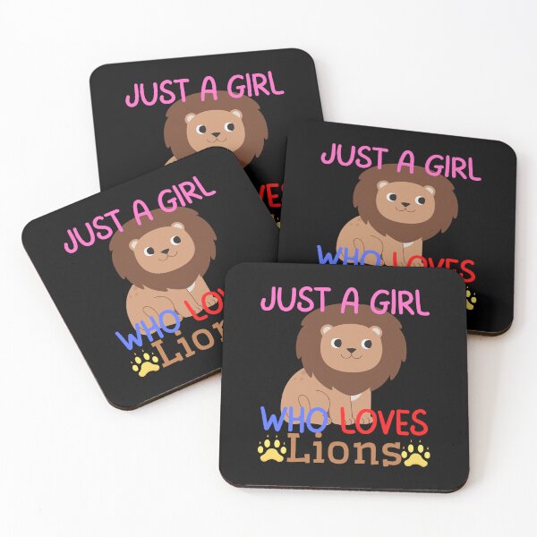 Item preview, Just a girl who loves lions 1 designed and sold by Dailyanimal.