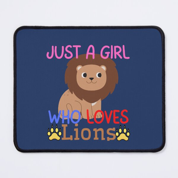 Item preview, Just a girl who loves lions 1 designed and sold by Dailyanimal.