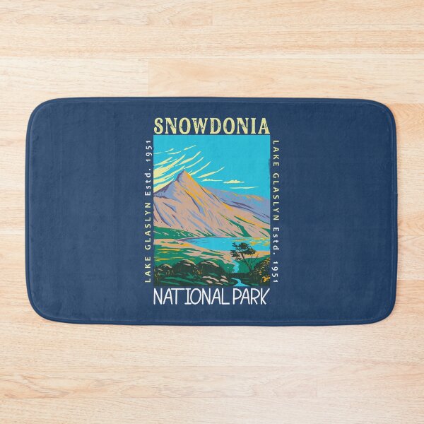 Item preview, Snowdonia National Park Wales Lake Glaslyn Distressed designed and sold by KrisSidDesigns.