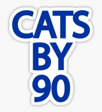 Cats by 90 Sticker