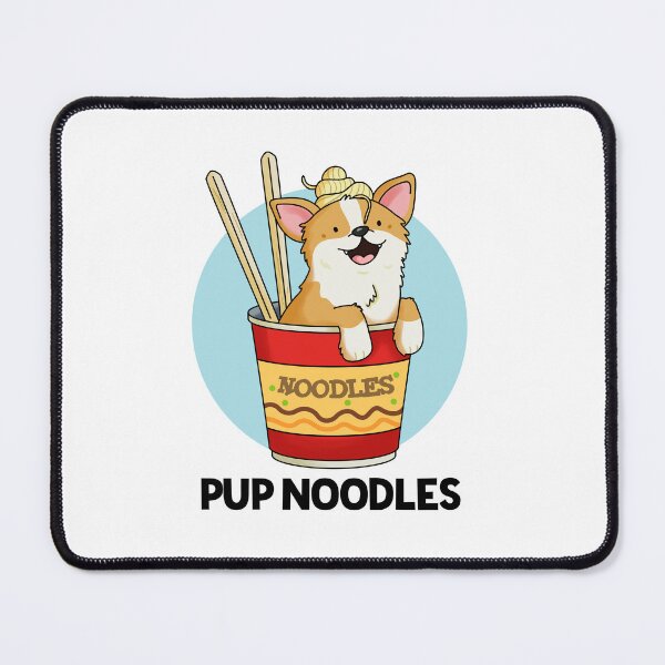 Item preview, Pup Noodles Funny Cup Noodles Puns  designed and sold by punnybone.