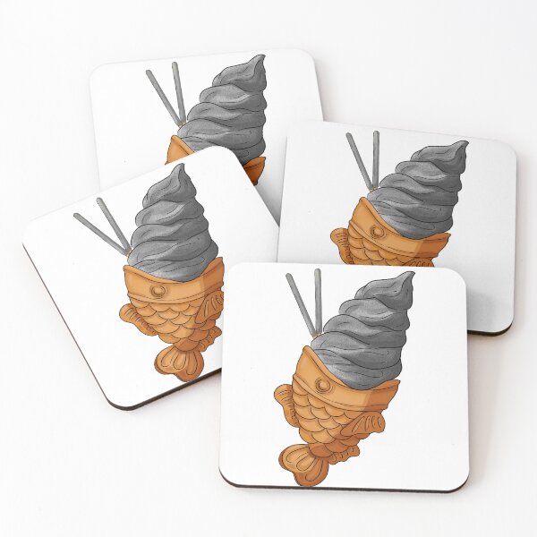 Item preview, Kawaii Black Sesame Taiyaki designed and sold by kawaiisweet.