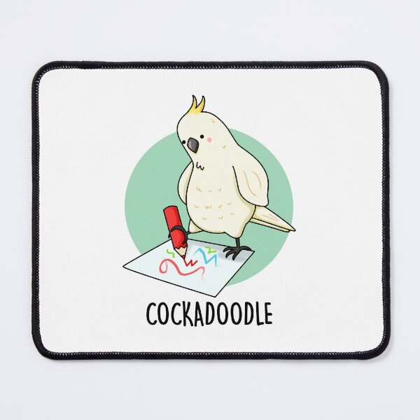 Item preview, Cockadoodle Funny Cockatoo Puns designed and sold by punnybone.
