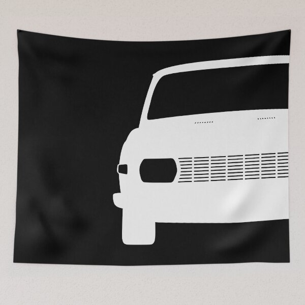 Item preview, Wartburg 353 white silhouette designed and sold by EdimDesign.