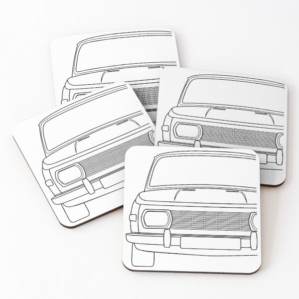 Item preview, Wartburg 353 black lines designed and sold by EdimDesign.