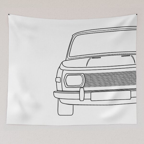 Item preview, Wartburg 353 black lines designed and sold by EdimDesign.