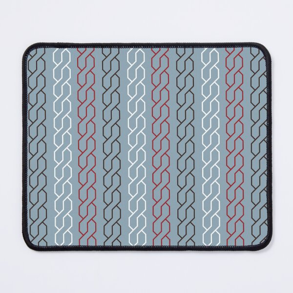 Item preview, Twisted Rope Chainlink on Blue designed and sold by VintageStyle.