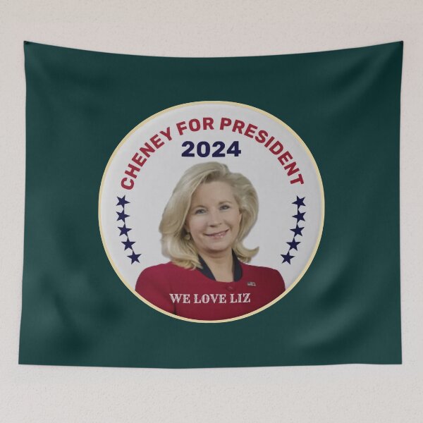 Artikelvorschau, Liz Cheney 2024 zum Präsidenten entworfen und verkauft von Wraptious.
