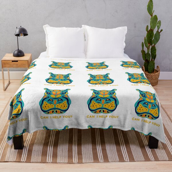 Item preview, Funny & Upset Hippo Design designed and sold by PIXTrending.