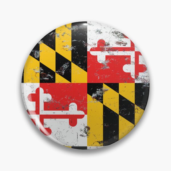 Item preview, Distressed Maryland State Flag Design designed and sold by MayhemDesigns.