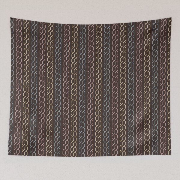 Item preview, Twisted Rope Chainlink on Brown designed and sold by VintageStyle.