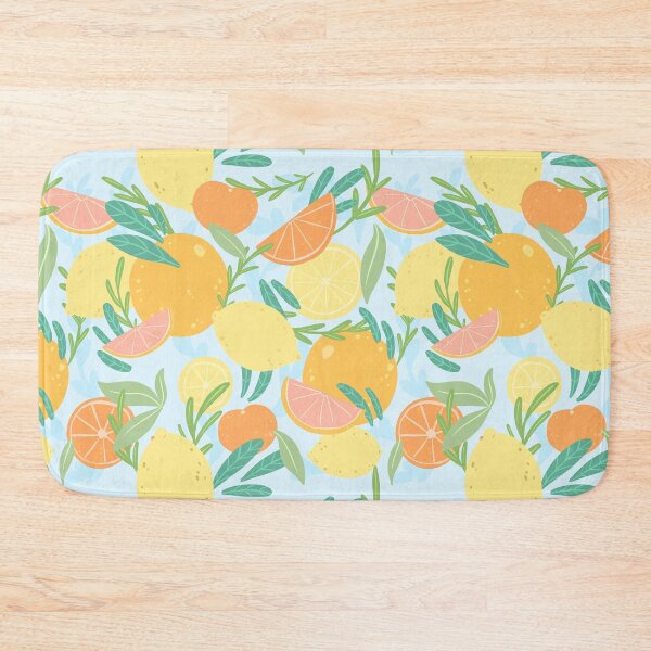 Item preview, Summertime Fruits and Citrus Juice Seamless Pattern designed and sold by Alex Goubar.