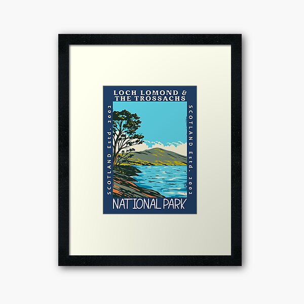 Item preview, Loch Lomond and the Trossachs National Park Distressed designed and sold by KrisSidDesigns.