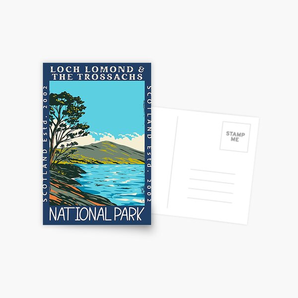 Item preview, Loch Lomond and the Trossachs National Park Distressed designed and sold by KrisSidDesigns.