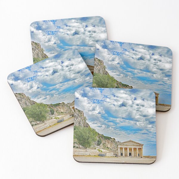 Item preview, Old fortress with temples in Corfu town - Greece designed and sold by MarionsArt.