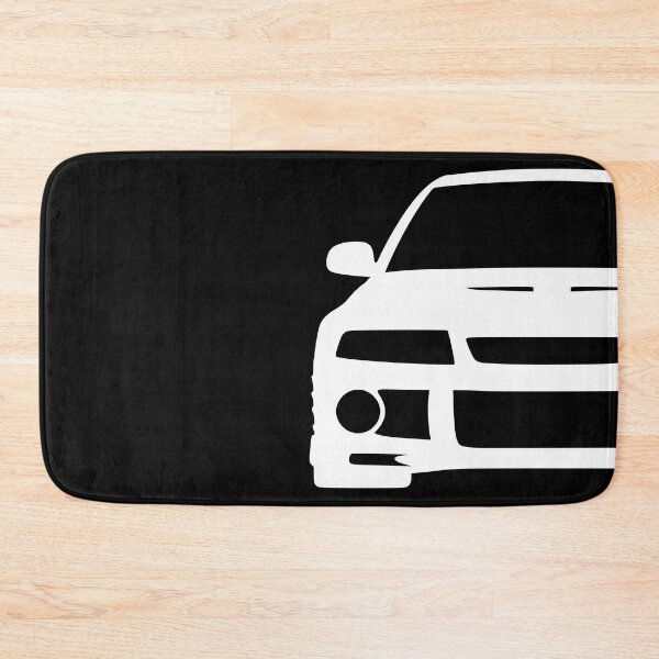 Item preview, Mitsubishi Lancer EVO VI white silhouette designed and sold by EdimDesign.