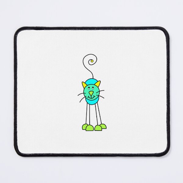 Item preview,  funny colorful cats doodle designed and sold by Nicole Bleck.