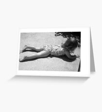 sunbath Greeting Card