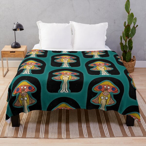Item preview, Magic Mushroom, trippy, creepy cute, Occult Retro Surrealism designed and sold by MoreMachine.