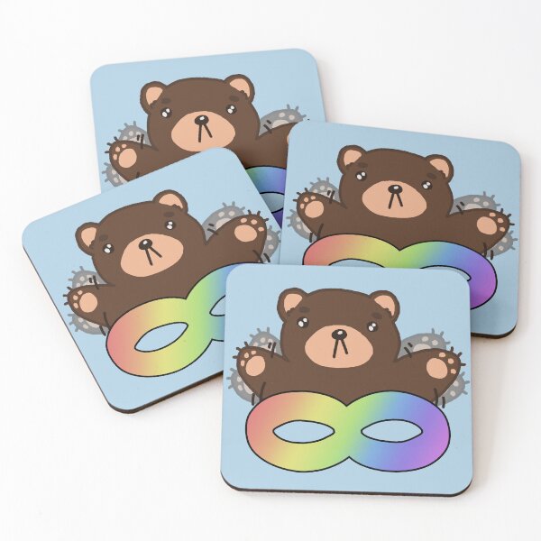 Item preview, Infinity Rainbow - Bear Reminders designed and sold by sticker-li.