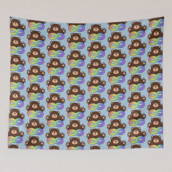 Item preview, Infinity Rainbow - Bear Reminders designed and sold by sticker-li.