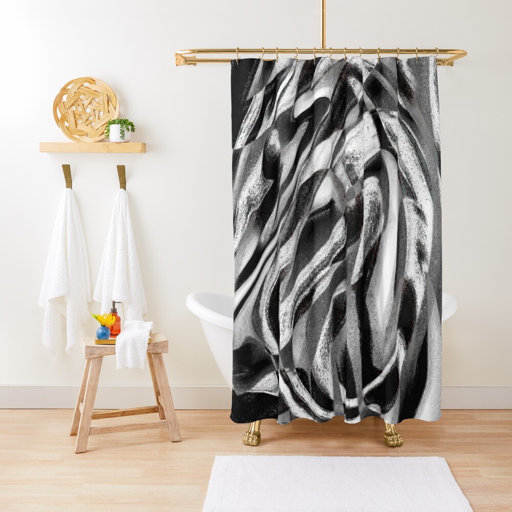 Item preview, Shower Curtain designed and sold by Real-texture.
