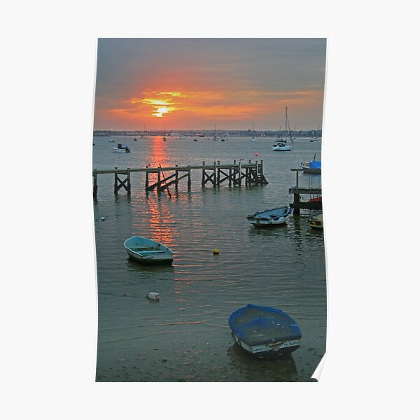 Sunset at Sandbanks Poster