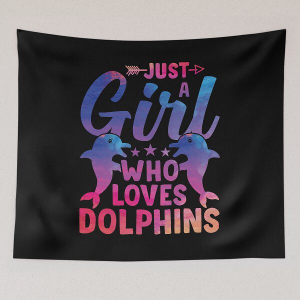 Item preview, Just A Girl Who Loves Dolphins Shirt, Dolphin Lover Shirt, Dolphin Girl Shirt, Sea Lover Shirt, Dolphin Owner Shirt, Dolphin Addiction Shirt designed and sold by aymob.