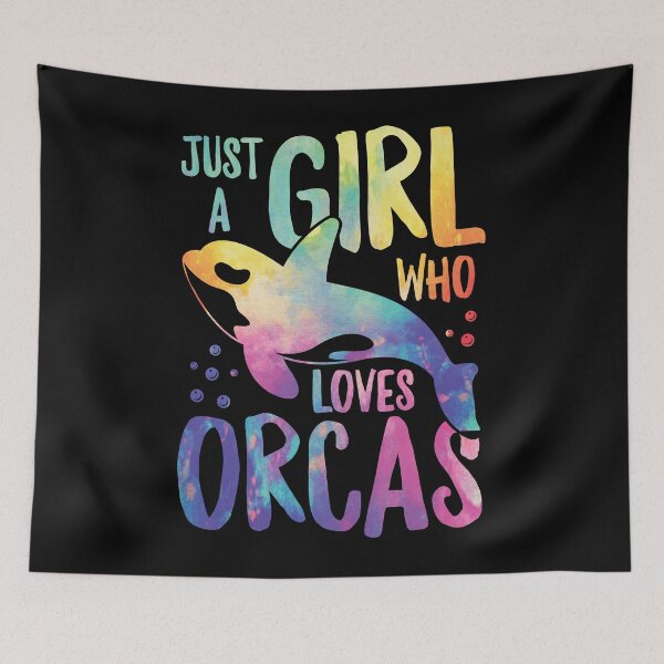 Item preview, Just A Girl Who Loves Orcas shirt, Orca Lover Shirt, Orca Girl Shirt, Orca Lover Gift, Killer Whale Shirt, Orca Whale Shirt, Sea World Shirt designed and sold by aymob.