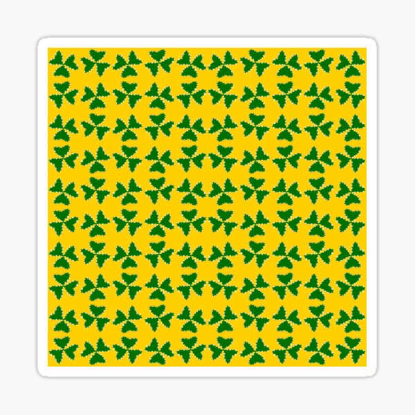 Vista previa del artículo con la obra «Pattern of Shamrocks Clover in Green Color», diseñado y vendido por mavicfe.