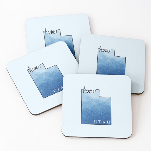 Item preview, Utah Home State Outline Blue designed and sold by Dr3amsInInk.