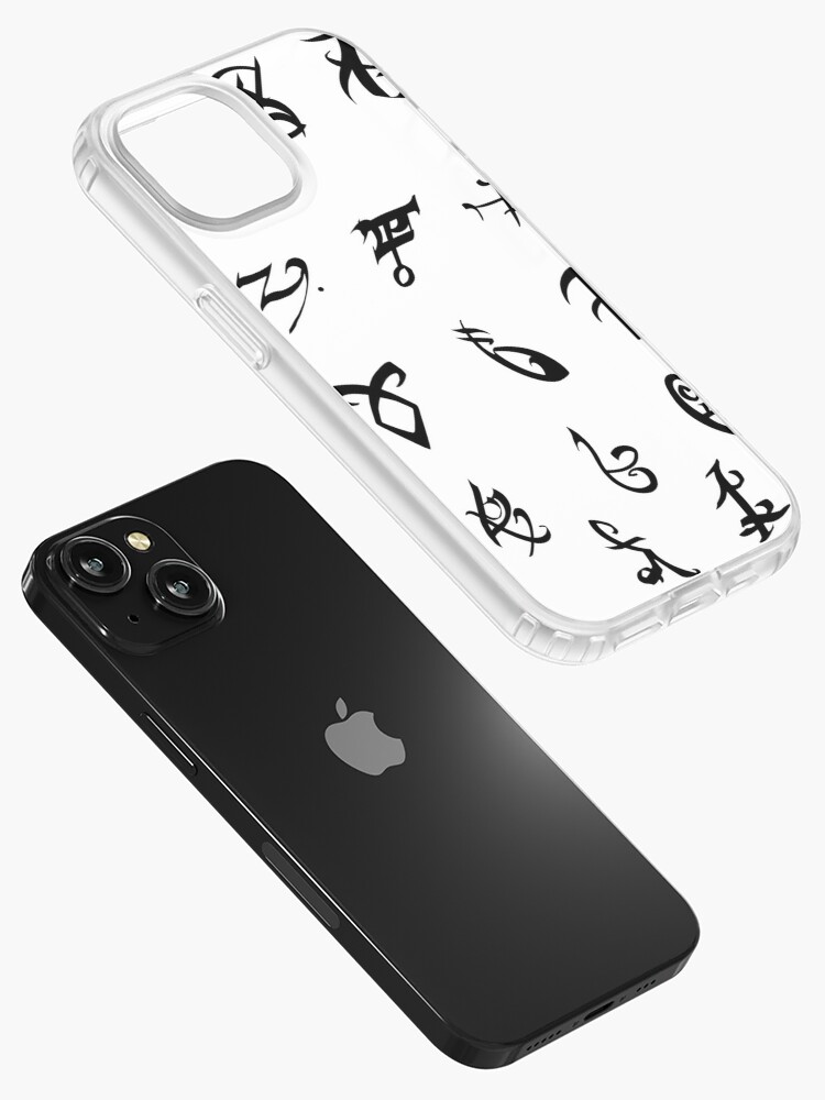 Black Runes (1) + (2) iPhone Case for Sale by wolfsbanedreams