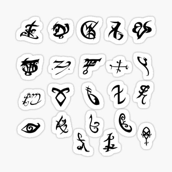 Runes noires (1) + (2) Sticker