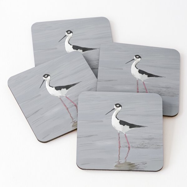 Item preview, The Black Necked Stilt Bird designed and sold by Lacey Schmidt.