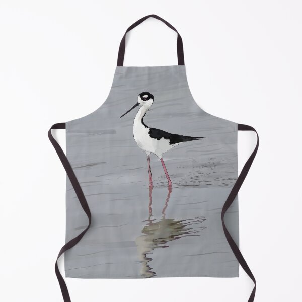 Item preview, The Black Necked Stilt Bird designed and sold by Lacey Schmidt.