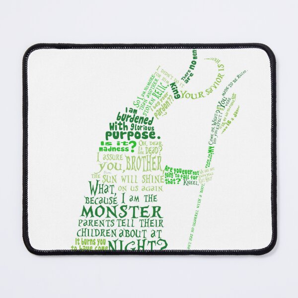 Item preview, Loki silhouette of phrases designed and sold by Almas-Workshop.