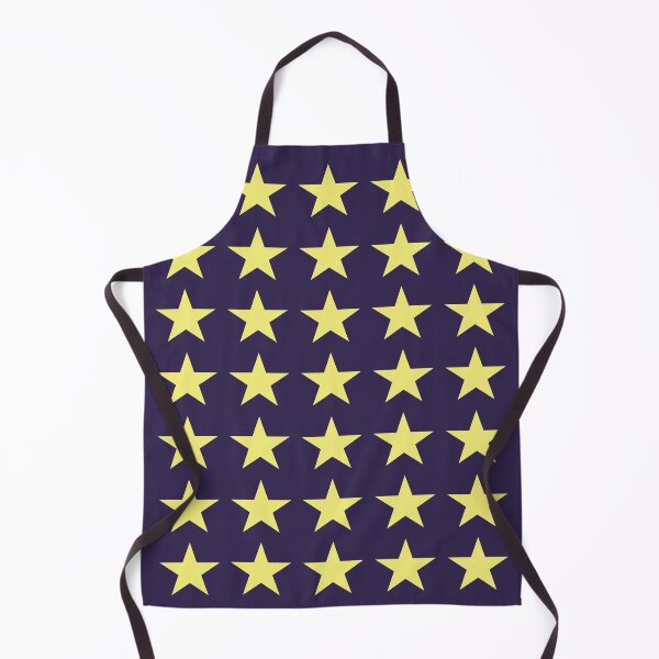 Item preview, Medium YELLOW and NAVY BLUE STARS  designed and sold by RachelMacht.
