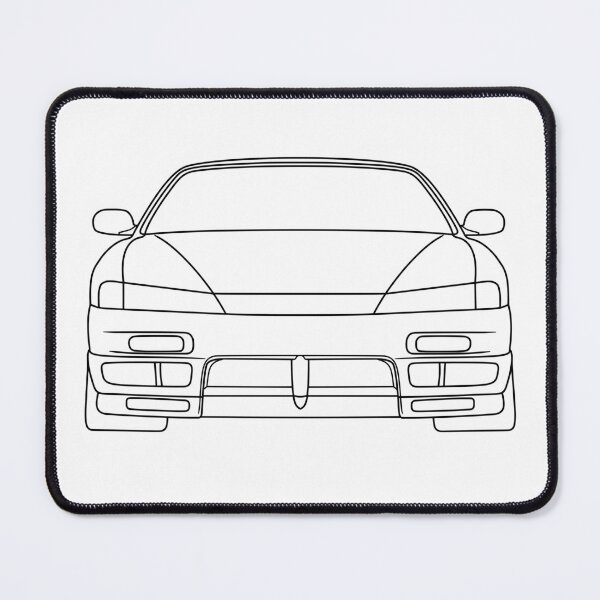 Item preview, Nissan Silvia S14 200SX black lines designed and sold by EdimDesign.
