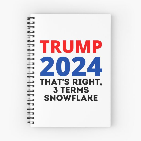Item preview, Trump 2024 That's Right 3 Terms Snowflake designed and sold by ChrisHienHo.