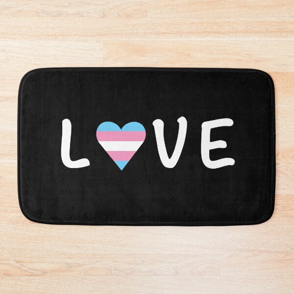 Item preview, Trans Pride "Love" w/ Heart designed and sold by TheTransStyle.