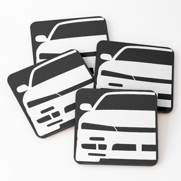 Item preview, Nissan Silvia S14 200SX white silhouette designed and sold by EdimDesign.